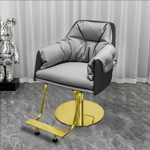 Sillas de Barbería Reclinables con Bomba Hidráulica, Sillas de Peluquería y Estilismo, Sillas de Barbería de Cuero Blanco Suave para Salón de Belleza, Gran Oferta - Product Image 1