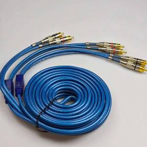 Dual-channel gold-plated RCA audio <b>cable</b>, pure copper shielded stereo connection <b>cable</b> - Product Image 3