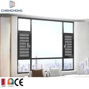 Brand New High Quality Supplier Aluminum Sound Proof Casement Window Wholesale Price cheap Aluminum Alloy Casement Window