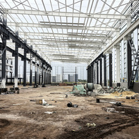 Entrepôt préfabriqué en structure métallique de haute qualité pour le stockage industriel, bâtiment métallique