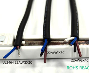 Ul2464 22awg עמיד מזג אוויר rvv רב ליבה כבל pvc מבודד עבור ציוד חלש-נוכחי - Product Image 6