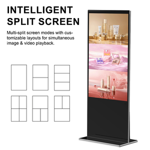 Pantalla Comercial de Doble Cara de 43-65 Pulgadas, 4K, 300 Nits, Panel IPS, Android 9.0, Plug and Play, Tótem Digital Publicitario Delgado - Product Image 5