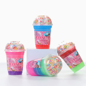 Kit de Slime de Cristal, 6 Colores, No Tóxico, Diversión para Hacer Burbujas para Niños de 3 Años en Adelante - Product Image 4