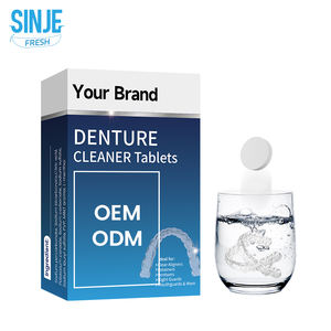 เม็ดยาทำความสะอาดฟันปลอมแบบมืออาชีพ99.99% แบคทีเรียกำจัดและขจัดคราบสกปรก - Product Image 1