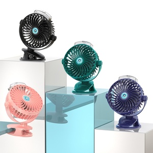 Ventilador Portátil Pequeño con Clip, de Larga Duración, Silencioso, con Motor sin Escobillas, para Cochecito, con Humidificación y Refrigeración - Product Image 5