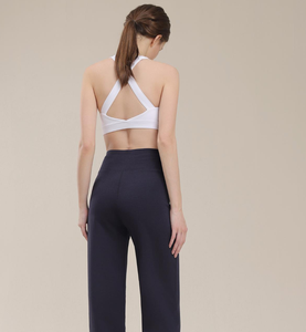 Nouveau pantalon de yoga pour femmes, respirant, en coton, doux pour la peau, taille haute, élastique, coupe droite, pour le fitness et le sport - Product Image 6
