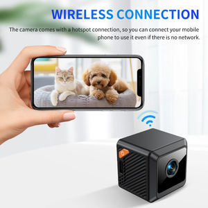 Pet kamera W02 HD <span class=keywords><strong>1080p</strong></span> CMOS H.264 açık spor akıllı kablosuz WiFi gözetim gece görüş plastik taşınabilir ev kamerası - Product Image 6