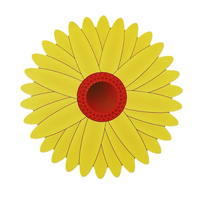 Autocollants de mouche de fenêtre de conception de tournesol transparents non toxiques pièges à insectes d'agriculture