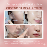 Masque de nuit hydratant et revitalisant au collagène coréen pour le visage, prêt à être expédié – Masque de sommeil éclatant pour le nettoyage et l'entretien de la peau