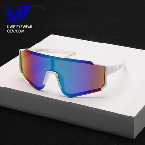 Gafas de Sol Deportivas de Lujo con Montura Completa, Tamaño 80-20-127, Protección UV400, Ligeras, Duraderas, de Alta Calidad, Ajuste Cómodo, Polarizadas, Rojas - Product Image 3