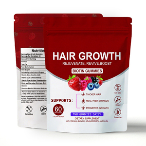 Gomitas <span class=keywords><strong>de</strong></span> Biotina <span class=keywords><strong>de</strong></span> Marca Privada 10000mcg Sabor a Bayas Mixtas <span class=keywords><strong>para</strong></span> Cabello, Piel y Uñas, Suplemento <span class=keywords><strong>de</strong></span> Belleza, OEM Disponible - Product Image 6