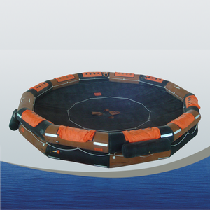 طوف في حالات الطوارئ, نفخ الذاتي للنفخ في حالات الطوارئ رمي على الجليد نفخ 65 شخص SOLAS CSM طوف ليفيرافت Valise 8 رجل الحياة طوافات - Product Image 6