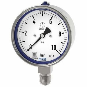 Manómetro de Tubo Bourdon Hidráulico de Acero Inoxidable, Instrumento de Medición de Presión de Alta Precisión para Sistemas Hidráulicos - Product Image 5