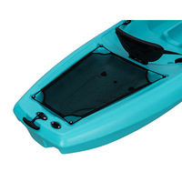 Bateau de pêche en plastique HDPE, kayak pour adultes, kayak à coque rigide moulé par soufflage