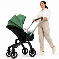 Poussette bébé 3 en 1 en alliage d'aluminium léger, pliable, système de voyage, robuste, de qualité supérieure, adaptée à l'intérieur et à l'extérieur