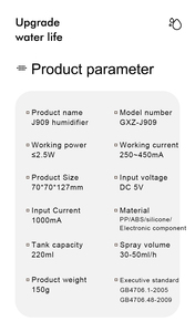 <span class=keywords><strong>2025</strong></span> H2o Phun Sương Ướt <span class=keywords><strong>Fogger</strong></span> Độ Ẩm Không Khí Với Bầu Không Khí Đầy Màu Sắc Ánh Sáng <span class=keywords><strong>Mini</strong></span> Siêu Âm 220Ml Độ Ẩm Cho Phòng Làm Việc Phần Còn lại - Product Image 5