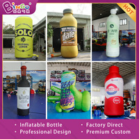 Bouteille publicitaire gonflable géante personnalisée pour promotion extérieure – Modèle de canette de bière gonflable sur mesure