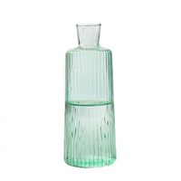 Offre Spéciale pas cher fait à la main Double paroi cône forme verre roseau diffuseur bouteille parfum diffuseur verre bourgeon Vase