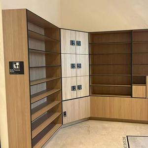 Nhà Máy Tùy Chỉnh Màu Sắc Kích Thước Treo Tường Tích Hợp Tủ Sàn Đứng Kệ Sách Hẹp Kệ Sách Siêu Thị Tủ Khóa - Product Image 3
