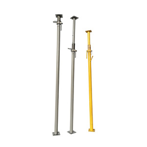 Support en acier pour poteaux, support télescopique réglable en acier, support diagonal pour coffrage en aluminium thermolaqué, échafaudage. - Product Image 4