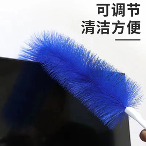 Brosse de nettoyage à long manche, poils en nylon doux, outil de dépoussiérage domestique - Product Image 5