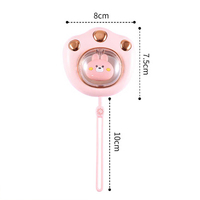Mini chauffe-mains mignon chauffage d'hiver Portable chauffage rapide USB Rechargeable poche batterie externe 1200mAh chauffe-mains