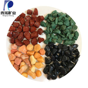 Usine de gros paysage en pierre naturelle pavé différentes couleurs poli galet Type parcs extérieurs salles de bains pavé - Product Image 1