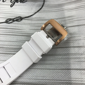 Classic Popular <b>Watch</b> Automatic Winding White Ceramic <b>Case</b> Rubber <b>Watch</b> Men's Casual Mechanical <b>Watch</b> - Product Image 6