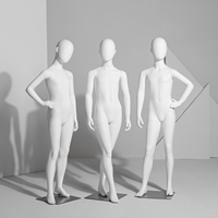 Enfants mode Mannequin en fibre de verre bébé mannequins en cours d'exécution Mannequin pour boutique enfants Maniqu