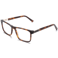 Monture de lunettes rectangulaire de haute qualité Elan Optical YB7308 pour hommes, monture intégrale en acétate, lunettes optiques sans peinture, respectueuses de l'environnement