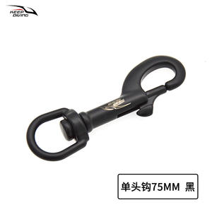 อุปกรณ์เสริมสำหรับดำน้ำ KEEP DIVING SSA DT75B ตัวล็อคสปริงแบบหัวเดียว สแตนเลส 316 หลากสี ขนาด 75 มม. แบบหมุนได้ ปลดเร็ว - Product Image 6