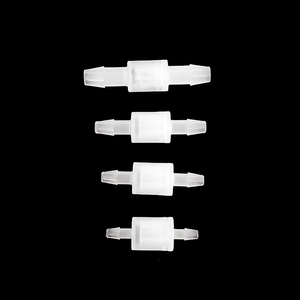 1/8 "5/32" <span class=keywords><strong>3</strong></span>/16 "1/4" пластиковый односторонний шаровой обратный клапан гидравлический мощный резиновый материал водяной газ масло вакуум низкого давления OEM - Product Image 1