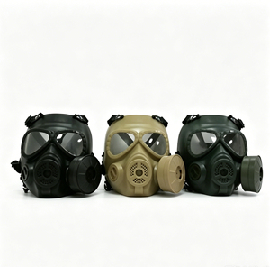Masque à gaz tactique M04 avec système de filtration pour protection et sécurité en extérieur, idéal pour les jeux de guerre (professionnels militaires) - Product Image 1
