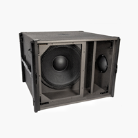 Subwoofer actif professionnel de 18 pouces 800W pour DJ, sonorisation en direct et événements audio