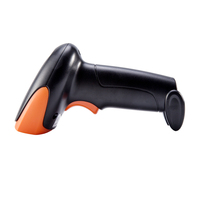 Escáner de Código de Barras Inalámbrico Bluetooth, Lector de Códigos QR 1D, USB con Base, Escáner Portátil para Punto de Venta