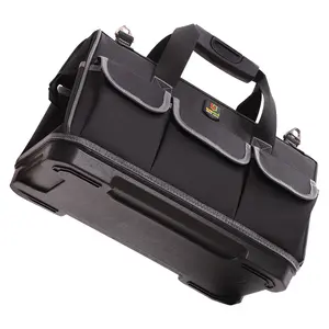 Logo personalizzato Impermeabile Elettricista Borsa Degli Attrezzi Heavy Duty, Panno di Oxford Giardino Borsa Degli Attrezzi Elettricista Toolbag