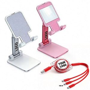 Promotion Gift Wholesale Product Logo Adjustable Cell Foldable Mobile Holder Phone <b>Stand</b> Custom Promotional Gifts - Product Image 1