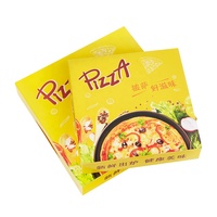 Boîte à pizza en carton ondulé personnalisée, jetable, vide, grande taille, pour emballage alimentaire, 7 pouces, 10 pouces, 12 pouces, 16 pouces, 18 pouces