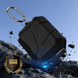 Étui de protection robuste en TPU antichoc avec support de téléphone à loquet de sécurité pour <span class=keywords><strong>Airpods</strong></span> Pro 3 - Product Image 5