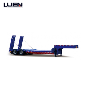 Semirremolque <span class=keywords><strong>de</strong></span> plataforma baja LUEN 2022 <span class=keywords><strong>de</strong></span> 2 ejes y 50 toneladas para transporte <span class=keywords><strong>de</strong></span> contenedores - Product Image 1