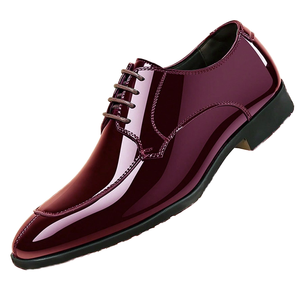 Zapatos de vestir formales de cuero PU con punta para hombre, versátiles, casuales, para boda, con aumento de altura, envío directo, novedad de primavera - Product Image 1