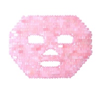 Drop shipping masque en quartz rose naturel Masque d'épaule en cristal de jade Masque de jade blanc obsidienne