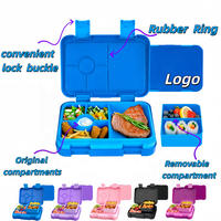 Boîte à lunch en PP sans BPA, étanche, compatible micro-ondes, boîte à lunch bento, logo personnalisé OEM