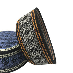 Cappelli Etnici Musulmani per Uomo, Moda Medio Orientale, Turbanti Ricamati Stile Turco e Saudita, Abbigliamento Islamico, Copricapo da Preghiera Maschile - Product Image 4