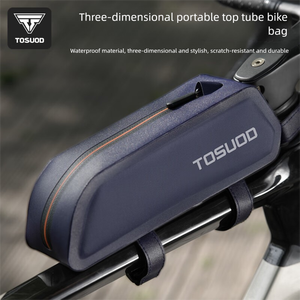 Sac de vélo TOSUOD pour vélos de montagne et de route, sac de rangement pour tube supérieur de cadre avant, sac de cyclisme portable étanche 3D étroit - Product Image 2