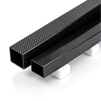 Tube carré en fibre de carbone pultrudé à module élevé pour support de détecteur extérieur – Fournisseur fabricant