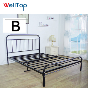 Furniture Easy Assemble <strong>Bed</strong> <strong>Frame</strong> Metal Queen <strong>Platform</strong> <strong>Bed</strong> <strong>Frame</strong> VT-14.018 - Product Image 2