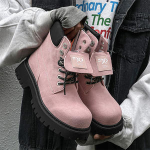 Botas de Invierno Unisex de Cuero Genuino, Impermeables, con Forro Térmico, Botines con Suela Gruesa, Cómodos, con Forro de Felpa y Suela de Goma - Product Image 2