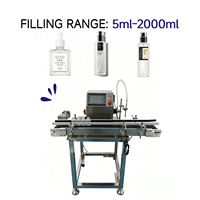 Machine de remplissage semi-automatique de précision 5ml-2000ml, pompe magnétique de table haute précision pour boissons et produits chimiques en verre