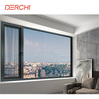 Ventanas de Aluminio con Vidrio Templado Ahorradoras de Energía, con Diseño de Seguridad